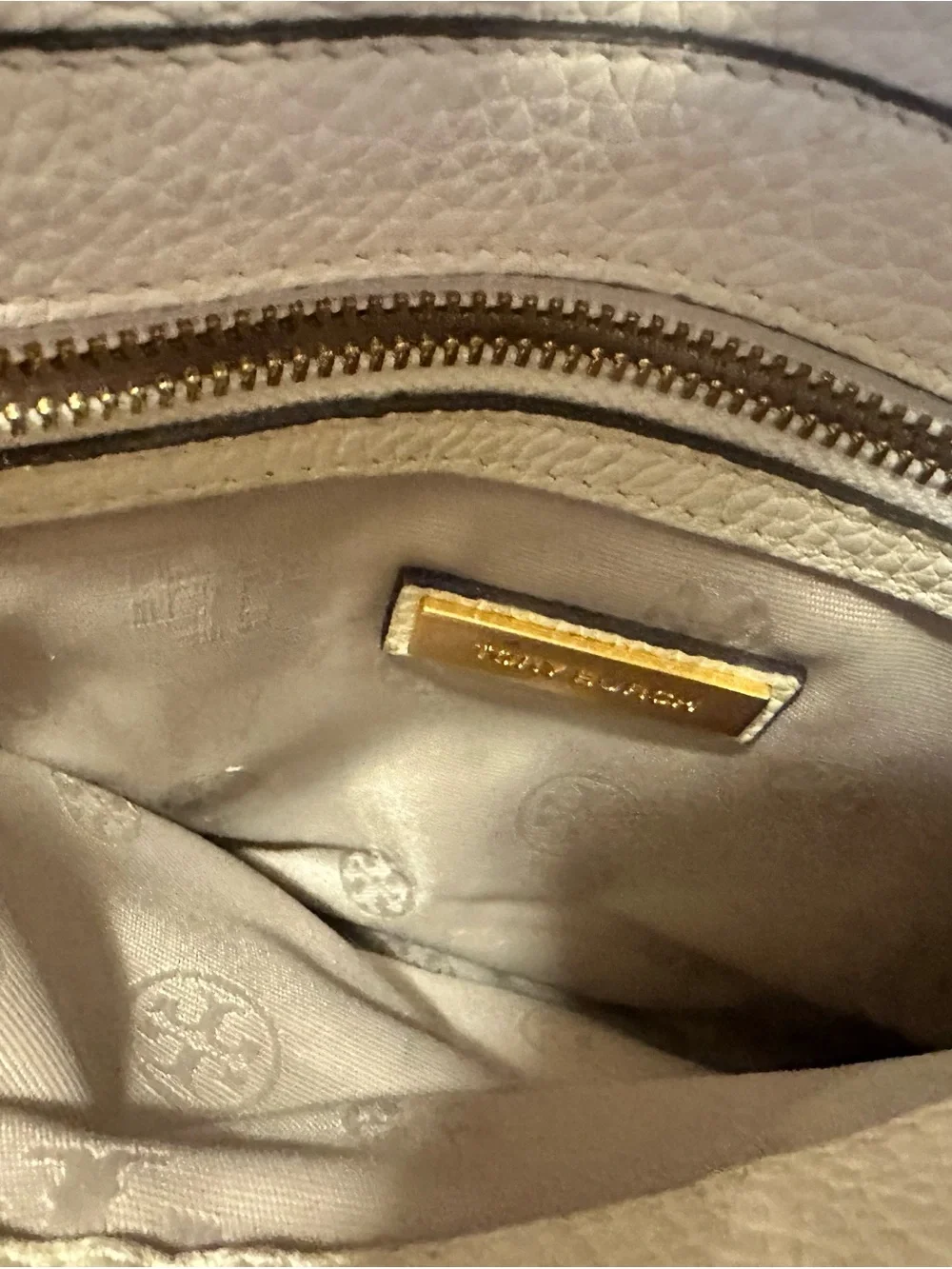 Tory Burch Woven Straw Crossbody Bag with White Trim